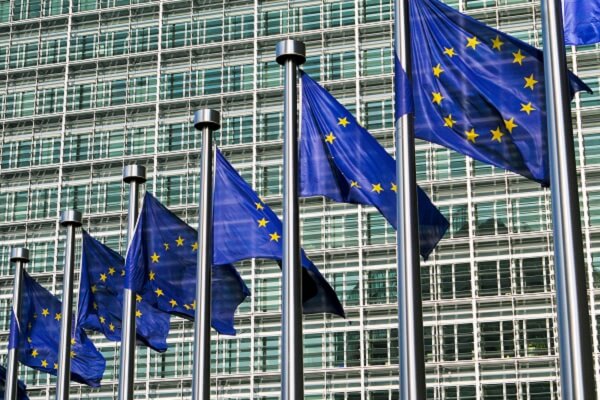 EU flags and GDPR